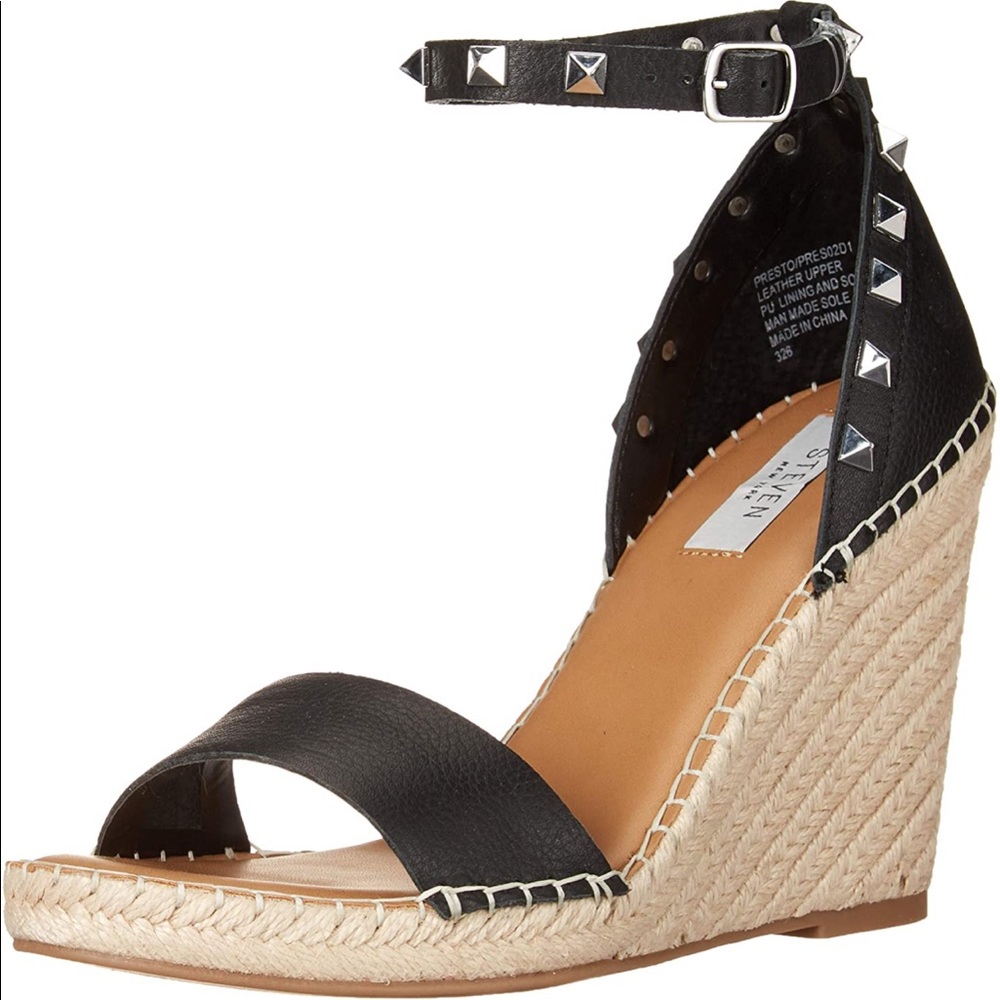 Steve Madden studded wedges